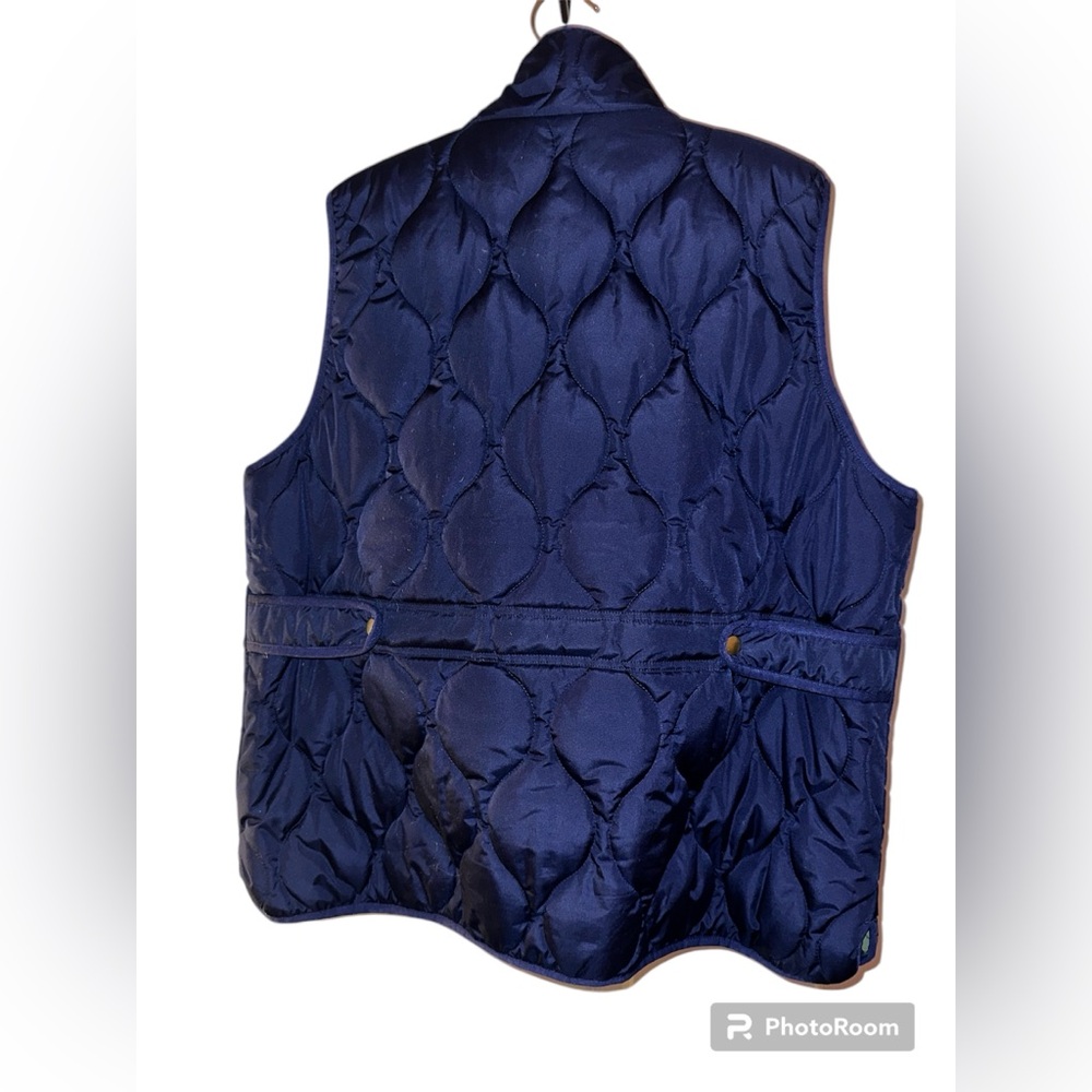 J. CREW πSignature Puffer Vest, PRIMALOFT, Navy Blue, BEAUTIFUL! NWOT, Size XXL - Picture 4 of 7